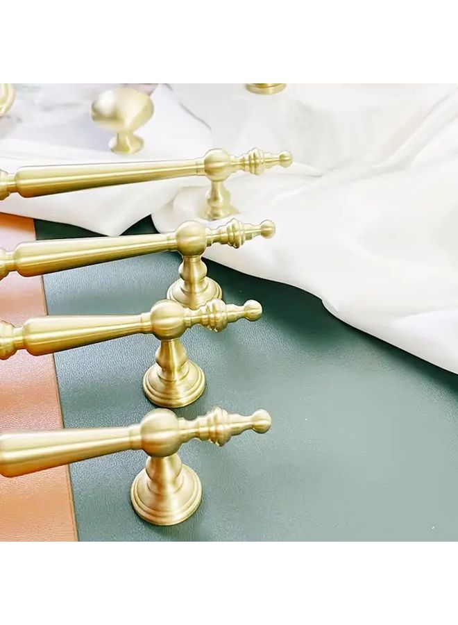 French Style Minimalist Cabinet Pulls 2 Pieces 128 Mm Zinc Alloy Drawer Handles - Image 4